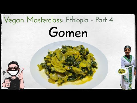 Vegan Ethiopia Episode 4: Gomen (Stewed lettuce / chard)