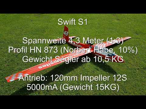 Flight-Composites / Swift S1 4,3 - Flugvideo