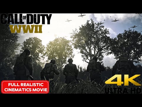 Call of Duty WW2 Full Movie All Cutscenes - World War 2 Cinematics (4k ULTRA HD)