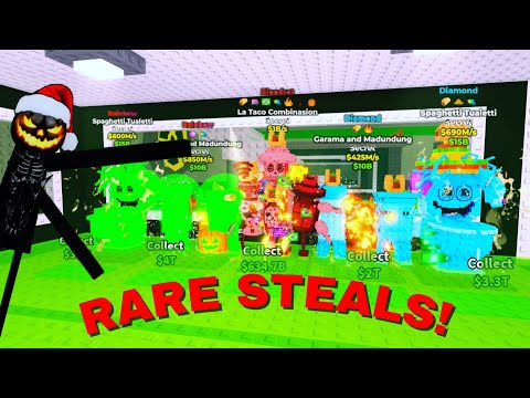 STEALING SUPER RARE ITEMS FROM THE PAST FEW DAYS! Steal a Brainrot ROBLOX!