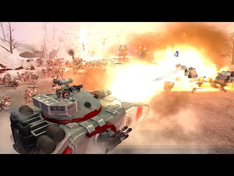 Unification Mod 2021: Excoriators vs Chaos Space Marines vs Orks vs Eldar - Dawn Of War: Soulstorm