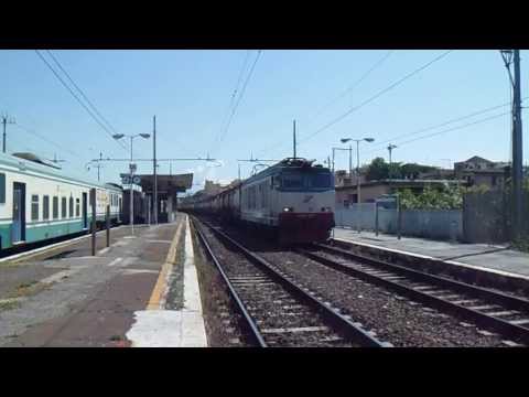 E652.134 sul STM 67708 Pomezia - Castelguelfo, in partenza da Roma Tuscolana