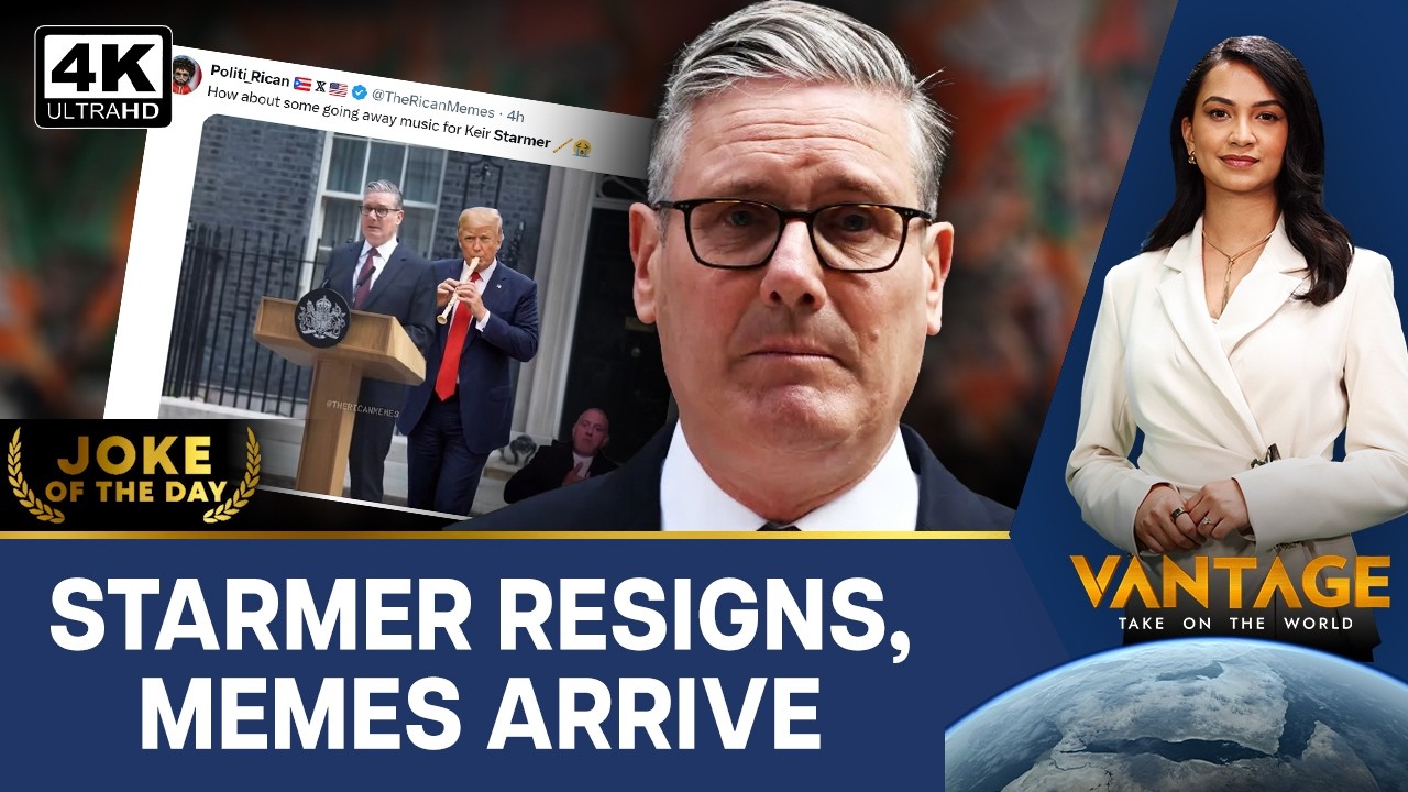 'Party's Over': Internet Roasts Keir Starmer After Resignation | Vantage on Firstpost | N18G | 4K