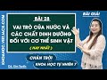 Khoa học tự nhiên 7 Bài 28: Vai trò của nước và các chất dinh dưỡng - Trang 128 Chân trời sáng tạo