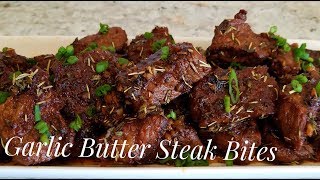 Maple Garlic Butter Steak Bites | Easy Steak Appetizer