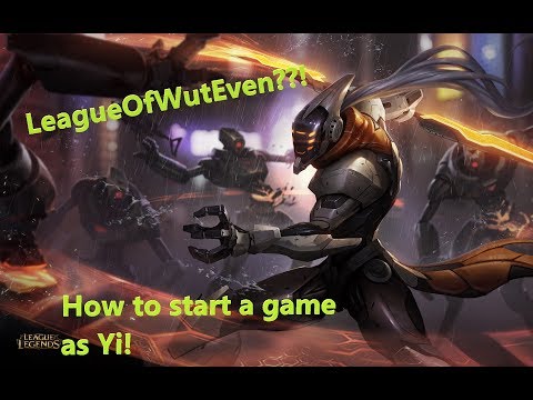 League of WUT? Crazy Master Yi Jungle invade!