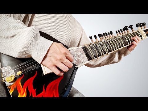 Metal riffs on a SITAR actually sound INSANE!
