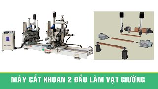 Máy cắt khoan vạt giường, thành hộc kéo Woodmaster | WM-250CDS