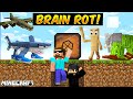 We Created Bunker To Survive BRAINROT ANIMALS In Minecraft
