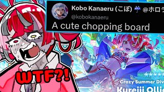Kobo reaction to Summer Ollie in Holodori