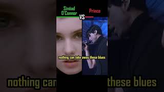 SINÉAD O'CONNOR vs PRINCE - Nothing Compares 2 U - #shorts #versus #music