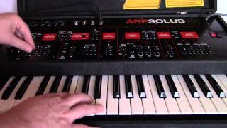 Video thumbnail for 1980 ARP Solus Analog Synthesizer by keyboard resource
