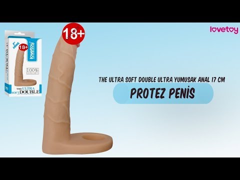 The Ultra Soft Double Ultra Yumuşak Anal Protez Penis Çift Yönlü İlişki