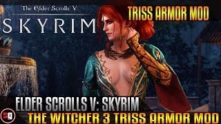 Skyrim Mod - The Witcher 3 Triss Armor