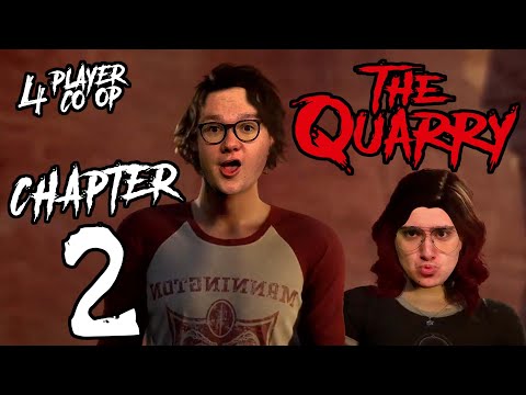 THE QUARRY - Chapter 2 - Trying Not to KISS Each Other! (4 Player Co-Op)
