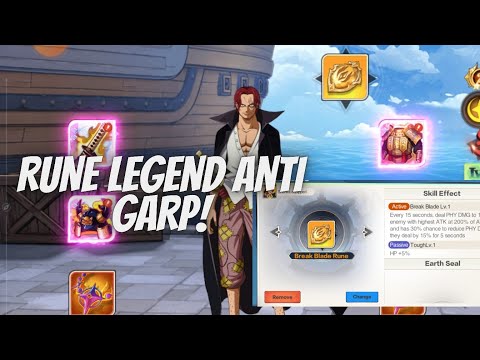 BREAK BLADE RUNE ANTI GARP DI COLOK KE SHANKS - NEW WORLD VIRGOUR VOYAGE