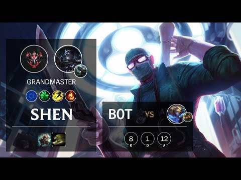 Shen Bot vs Ezreal - EUW Grandmaster Patch 10.4
