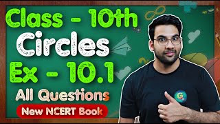 Class - 10 Ex - 10.1 Q1, 2, 3, 4 (Cirlces) || New NCERT || CBSE || Green Board