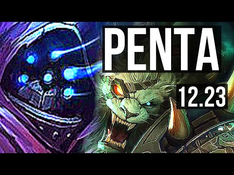 JAX vs RENGAR (TOP) | Penta, 65% winrate | KR Master | 12.23