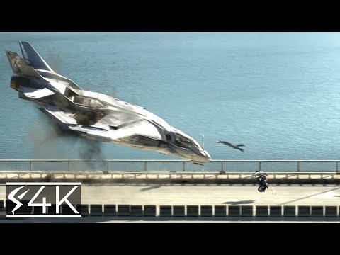 Escape From HQ (4K) Captain America