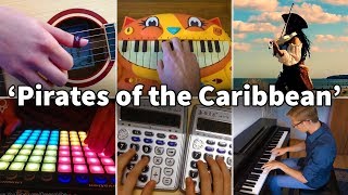 Who Played It Better: He's a Pirate (Launchpad, Violin, Piano, Guitar, Calculator, Cat Piano)