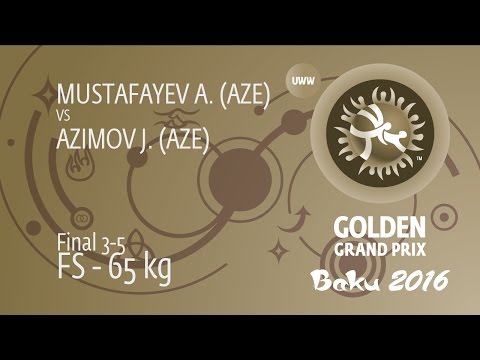 BRONZE FS - 65 kg: J. AZIMOV (AZE) df. A. MUSTAFAYEV (AZE), 2-1