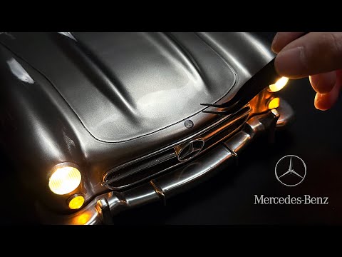 Making a legendary car Benz 300SL with a 3D printer