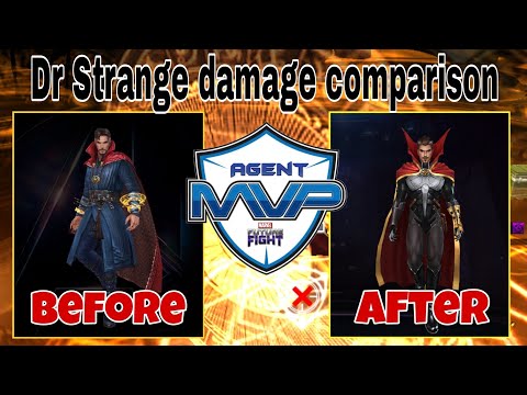 Dr Strange uniform comparison. Infinity War vs Space Suit. Marvel Future Fight.