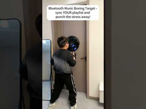 Punch Out Stress! Bluetooth Music Boxing Machine for Both Kids & Adults