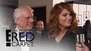 Meghan Trainor Debuts New Red Hair at 2016 Grammys | Live from the Red Carpet | E! News