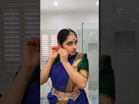 Makeup Refresh | Kuchipudi Dance  #kuchipudi #dance #classicaldance #saree #indiandance #priyapriya