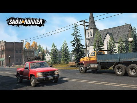 SNOWRUNNER Gameplay Walkthrough Part 1 - FIRST GARAGE