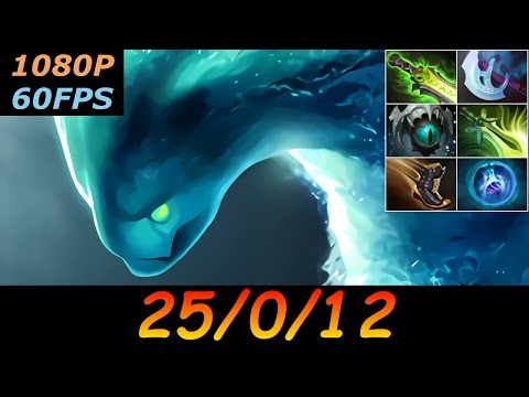 Dota 2 Morphling Pro 25/0/12 (Kills/Deaths/Assists) Top MMR 889 GPM Ranked Full Gameplay