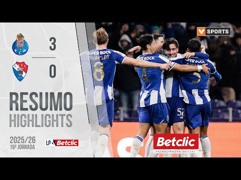 Resumo: FC Porto 3-0 Gil Vicente (Liga 25/26 #19)