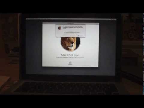 comment installer mac os x 10.7