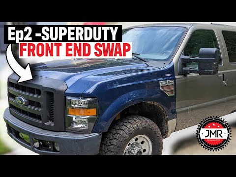 Ep2 SUPER DUTY Front End Swap on our Excursion! Completed