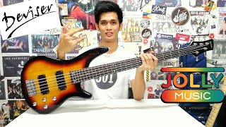 Deviser L-B3 5 String Bass Guitar (Unboxing and Review)
