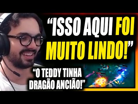 MYLON REAGINDO A JOGADA INSANA DO DEFT x TEDDY PELA LCK - LSB vs. DK
