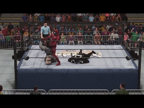 WWE 2k19 Arnold Schwarzenegger vs. Carnage vs. Venom