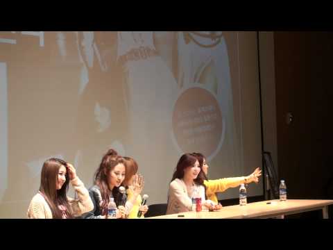 4Minute "Volume Up" fansign in Korea 2012.04.15 - Brazilian fancam