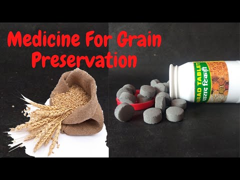 Preserve your grains naturally with parad (para/mercury) tab...