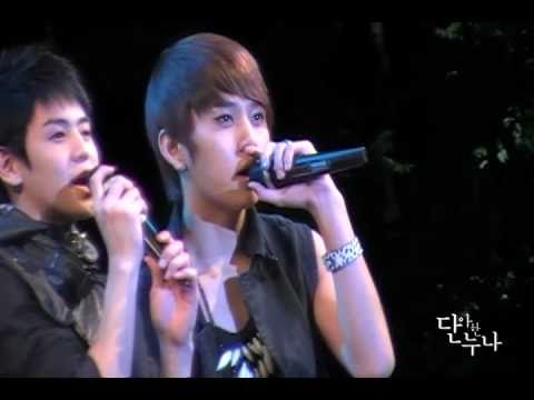 [FANCAM] 101008 BEAST (비스트) Yo Seob + Junhyung Rapping @ Seong Sil University