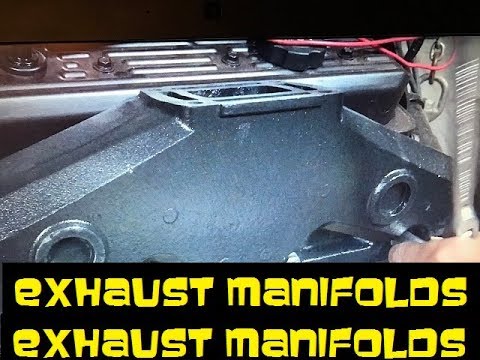 How to Install Volvo Penta Marine Exhaust Manifolds 5.7  Chevy 350