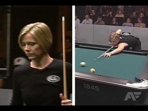 World Champion Allison Fisher astounding bank shots | 9-Ball Pool