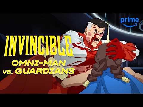 Omni-Man vs. The Guardians of the Globe | Invincible | Clip | Prime Video