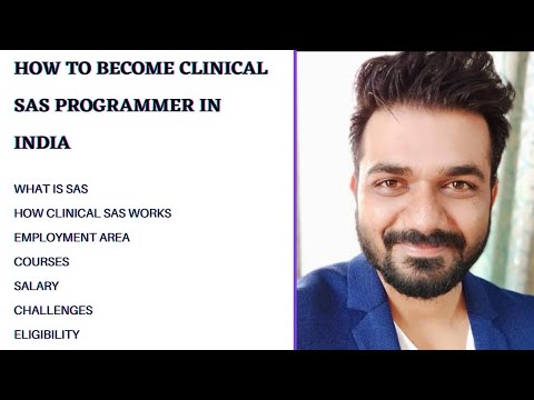 what is Clinical SAS programmer in Hindi