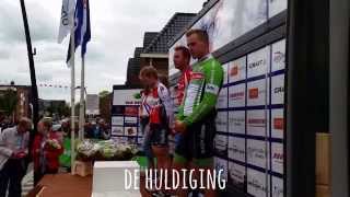 preview picture of video 'Verslag NK Wielrennen Elite zonder contract 2014 in Ureterp (nu mét finish, zonder volkslied)'