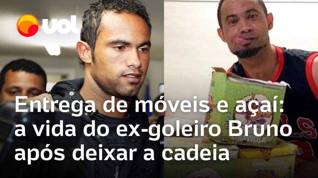 Ex-goleiro Bruno vira entregador: como é a vida condenado pela morte de Eliza Samúdio após cadeia