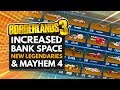 BORDERLANDS 3 | 100%+ More Bank Space, New Legendaries, Mayhem 4 & More!