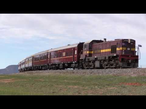 4716 and passenger train. The Rock to Boree Creek return: Tim Fischer's Riverina Spirit. 21 07 2019.